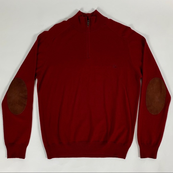 Burberry Other - 13 Men’s BURBERRY LONDON Wool Sweater Patch Elbows